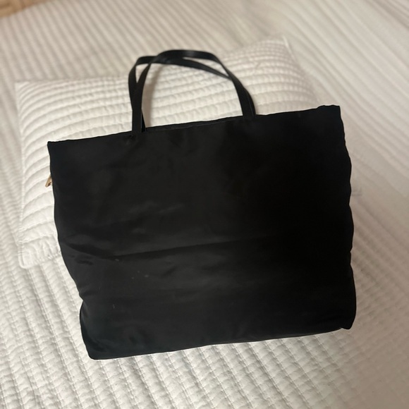 Nordstrom Rack Large black Tote 100% recycled polyester - Picture 2 of 2